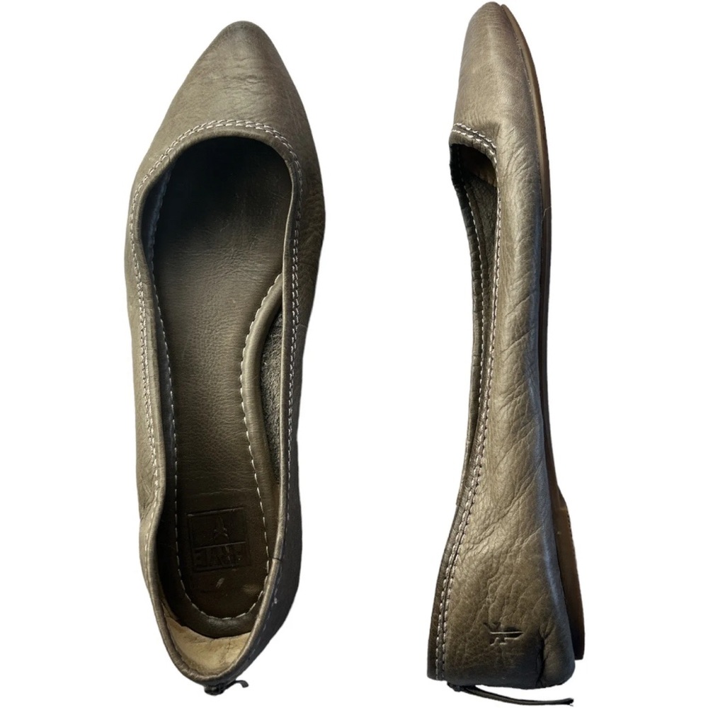 frye regina flats Size 9